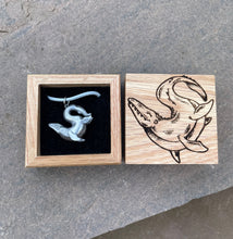 Load image into Gallery viewer, Pewter Mosasaur Pendant