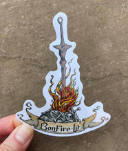 Load image into Gallery viewer, Bonfire Lit Vinyl Sticker