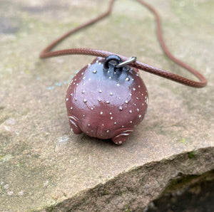 Grumpy Rain Frog Pendant (Made to order)