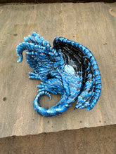 Load image into Gallery viewer, Khonsu the Moon Wing Dragon - Original Hand sculpted clay sculpture