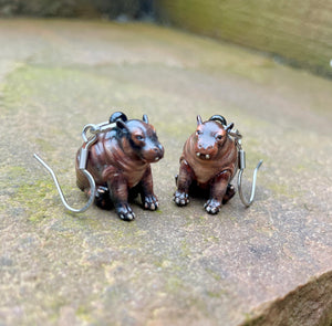 Hippo Earrings (Pre-order)