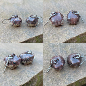 Rain Frog Earrings (Made to order)
