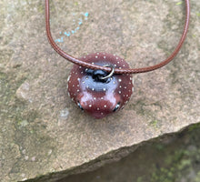 Load image into Gallery viewer, Grumpy Rain Frog Pendant (Made to order)
