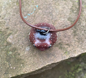 Grumpy Rain Frog Pendant (Made to order)