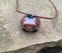Load image into Gallery viewer, Grumpy Rain Frog Pendant (Made to order)
