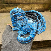 Load image into Gallery viewer, Khonsu the Moon Wing Dragon - Original Hand sculpted clay sculpture