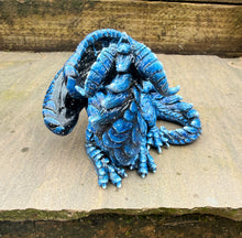 Load image into Gallery viewer, Khonsu the Moon Wing Dragon - Original Hand sculpted clay sculpture