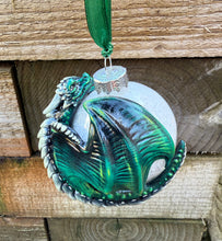 Load image into Gallery viewer, Jade Green Dragon Bauble