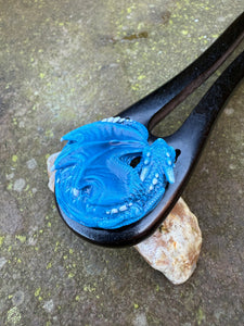 CUSTOM PAINTED Dragon Hair Stick