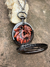Load image into Gallery viewer, Fiery Handsculpted Pocket Dragon