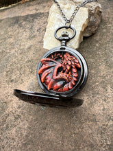 Load image into Gallery viewer, Fiery Handsculpted Pocket Dragon