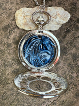 Load image into Gallery viewer, Shimmer Blue/Black Pocket Dragon