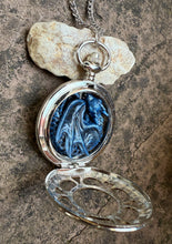 Load image into Gallery viewer, Shimmer Blue/Black Pocket Dragon