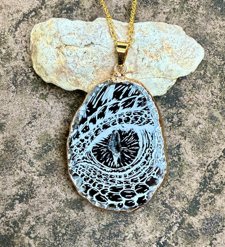 Black Dragon Eye Agate