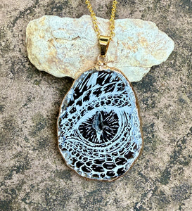 Black Dragon Eye Agate