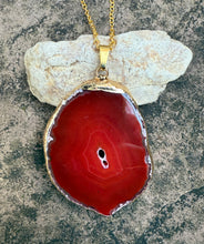 Load image into Gallery viewer, Orange Dragon Eye Agate