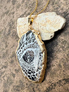 Black Dragon Eye Agate