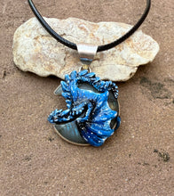 Load image into Gallery viewer, Moon Guardian Labradorite Dragon Pendant