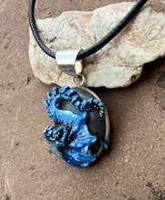 Load image into Gallery viewer, Moon Guardian Labradorite Dragon Pendant