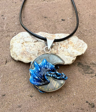 Load image into Gallery viewer, Moon Guardian Labradorite Dragon Pendant