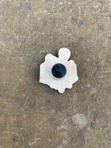 Adorable Bee Wooden Engraved Pin Badge