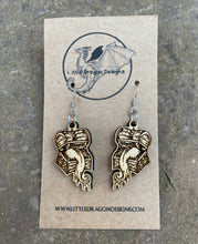 Load image into Gallery viewer, Mimic Engraved Wooden Earrings