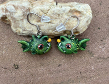 Load image into Gallery viewer, Adorable Anglerfish resin earrings