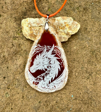 Engraved Dragon Agate