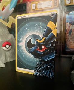 Umbreon Hand painted Energy Card