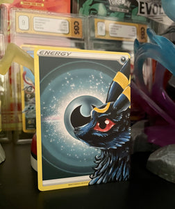 Umbreon Hand painted Energy Card