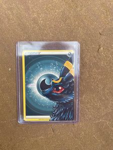Umbreon Hand painted Energy Card