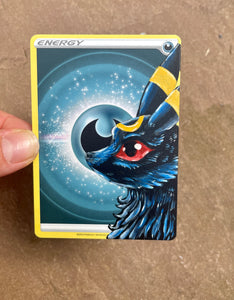 Umbreon Hand painted Energy Card