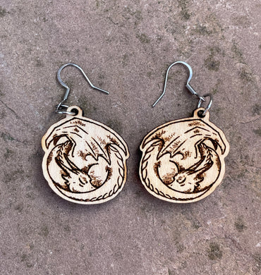 Sleeping Dragon Earrings