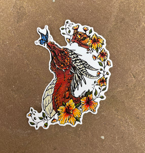 Butterfly Dragon Vinyl Sticker