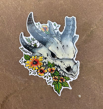 Load image into Gallery viewer, Dragon Skull Colour Vinyl Sticker