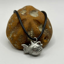 Load image into Gallery viewer, Angler Fish Pewter Necklace Charm