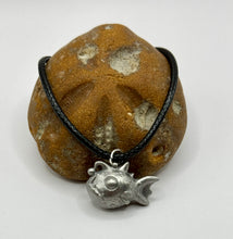Load image into Gallery viewer, Angler Fish Pewter Necklace Charm