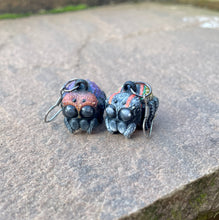 Load image into Gallery viewer, CUSTOM PAINTED Cute Spider Earrings (Made to order)