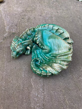 Load image into Gallery viewer, Jade Guardian Dragon Sculpture