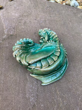 Load image into Gallery viewer, Jade Guardian Dragon Sculpture