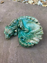 Load image into Gallery viewer, Jade Guardian Dragon Sculpture