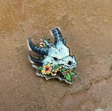 Load image into Gallery viewer, Dragon Skull Acrylic Pin Badge