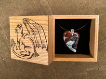 Load image into Gallery viewer, Night Light Love Dragon Stone Necklace