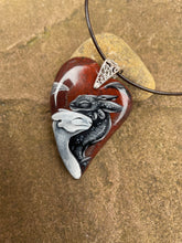 Load image into Gallery viewer, Night Light Love Dragon Stone Necklace