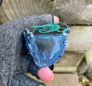 Jade Guardian Perching Dragon Agate