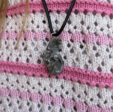 Load image into Gallery viewer, D20 Dice Dragon Pewter Necklace Charm