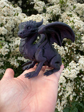 Load image into Gallery viewer, Sparkle Purple Dragon Hatchling 3D Print (Made to order)