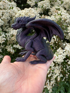 Sparkle Purple Dragon Hatchling 3D Print (Made to order)