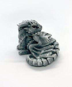 Winter Herald Dragon Sculpture