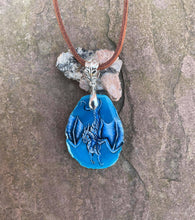 Load image into Gallery viewer, Diving Blue Dragonagate Pendant